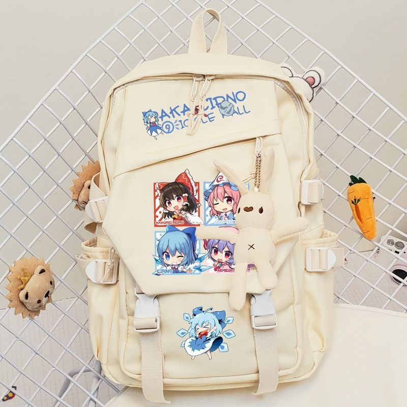 44×31×13cm Black Khaki,Touhou  - School Backpack Teen ulasan dan harga