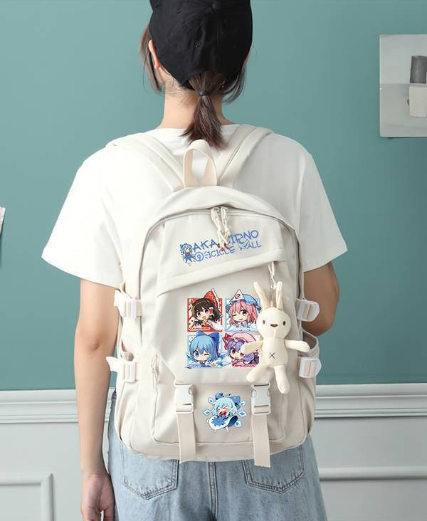 44×31×13cm Black Khaki,Touhou  - School Backpack Teen ulasan dan harga