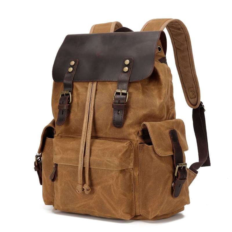 New men's backpack canvas casu - Canvas Backpack Casual ulasan dan harga
