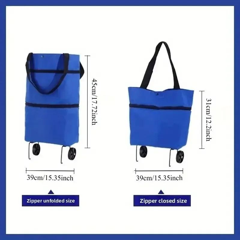 Foldable Portable Shopping Car - Foldable Backpack Small ulasan dan harga