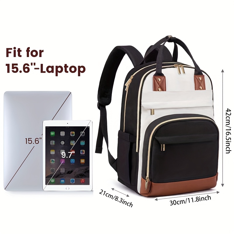 Women Two Tone Laptop Backpack - Laptop Backpack 15.6 ulasan dan harga