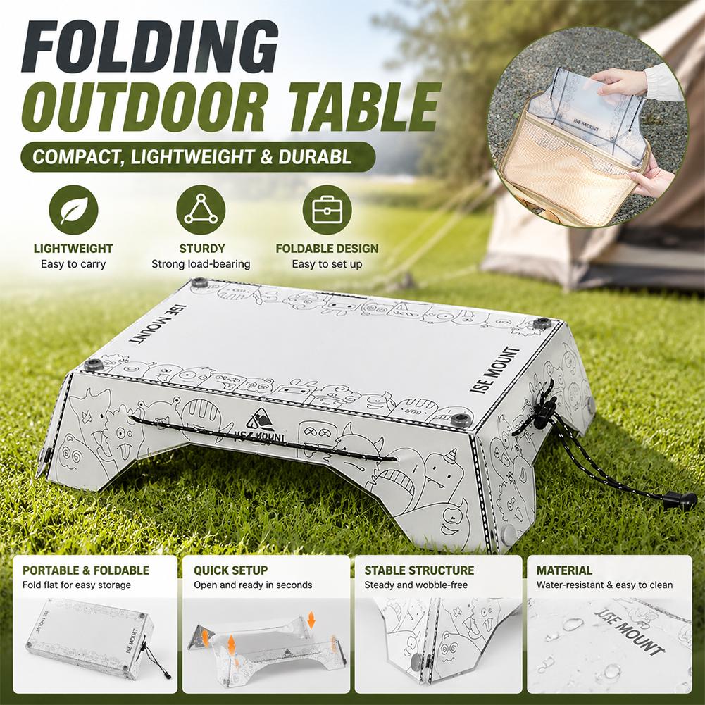Folding Camping Table Ultralig - Foldable Backpack Small ulasan dan harga